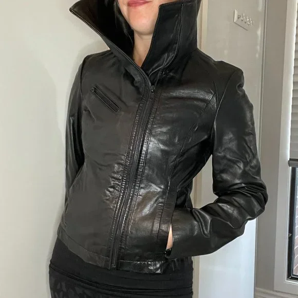 Kenneth Cole Leather Jacket - Picture 9 of 9
